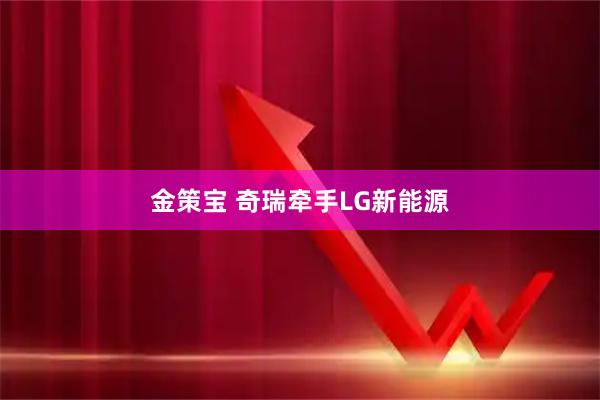 金策宝 奇瑞牵手LG新能源